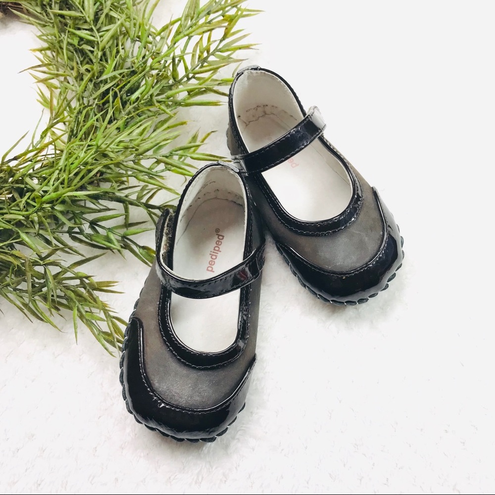 COPY - Pediped all leather Mary Jane crib shoes Sz 18-24
